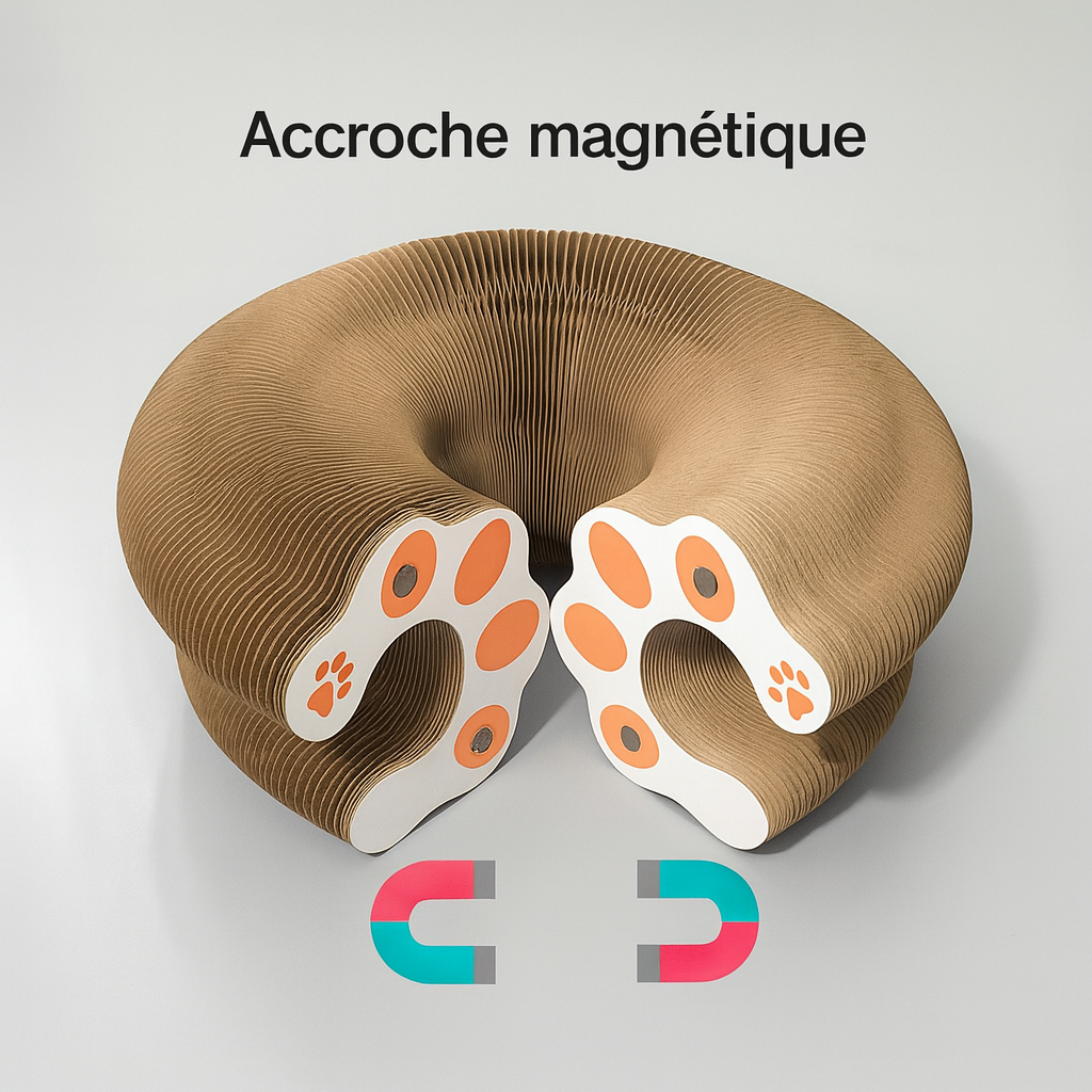 Tourbillon Félin™ – Le jeu interactif et griffoir qui amuse et détend ton chat