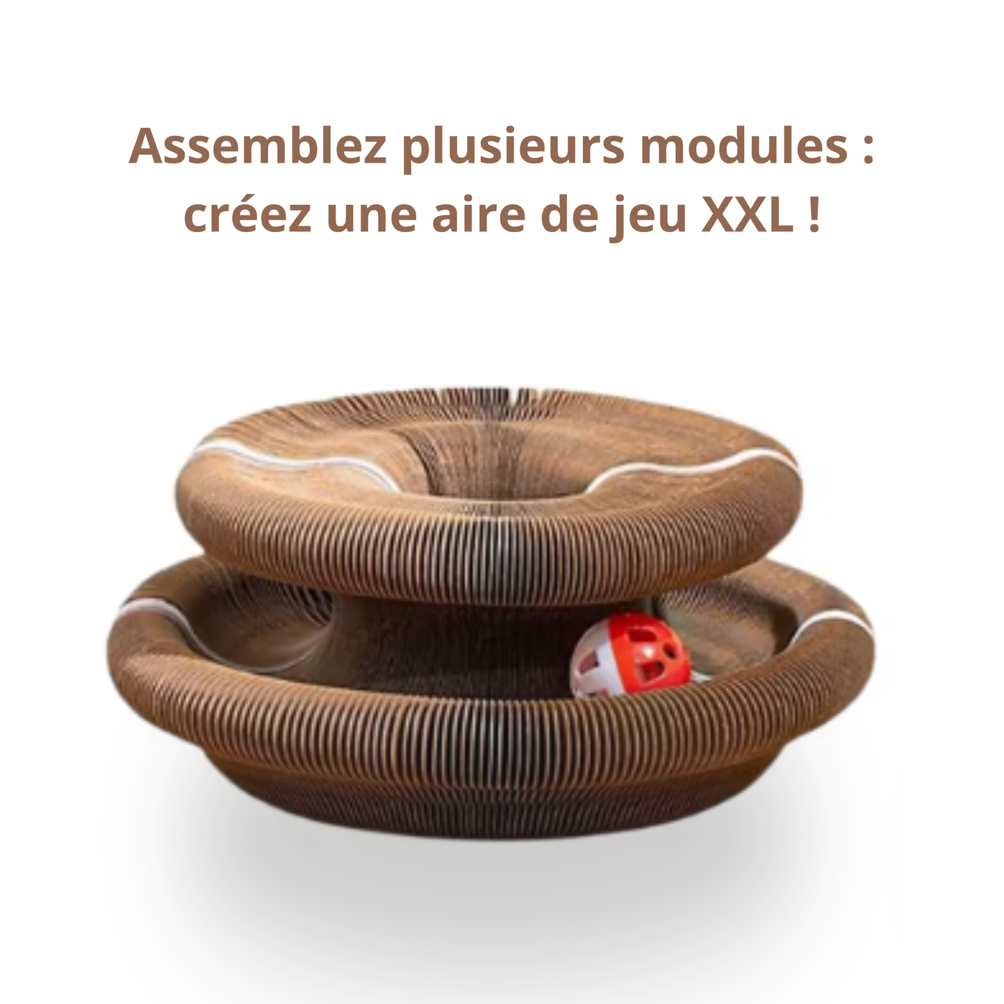 Tourbillon Félin™ – Le jeu interactif et griffoir qui amuse et détend ton chat