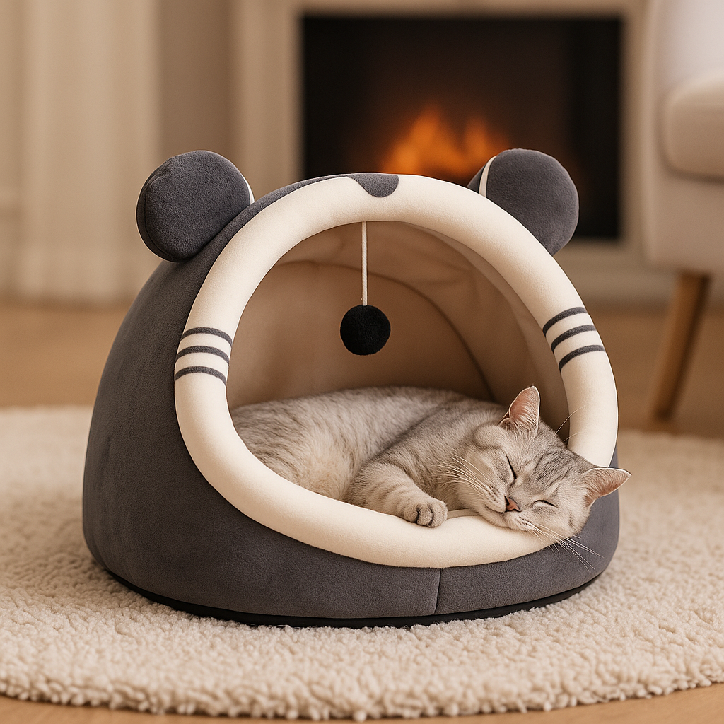 Nid Douillet CosyCat™ – La maison cocon pour votre chat