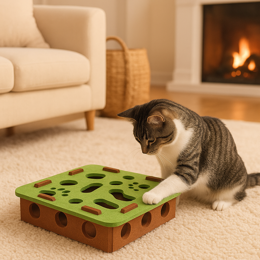 Puzzle d’éveil félin – le jeu malin qui stimule curiosité et agilité