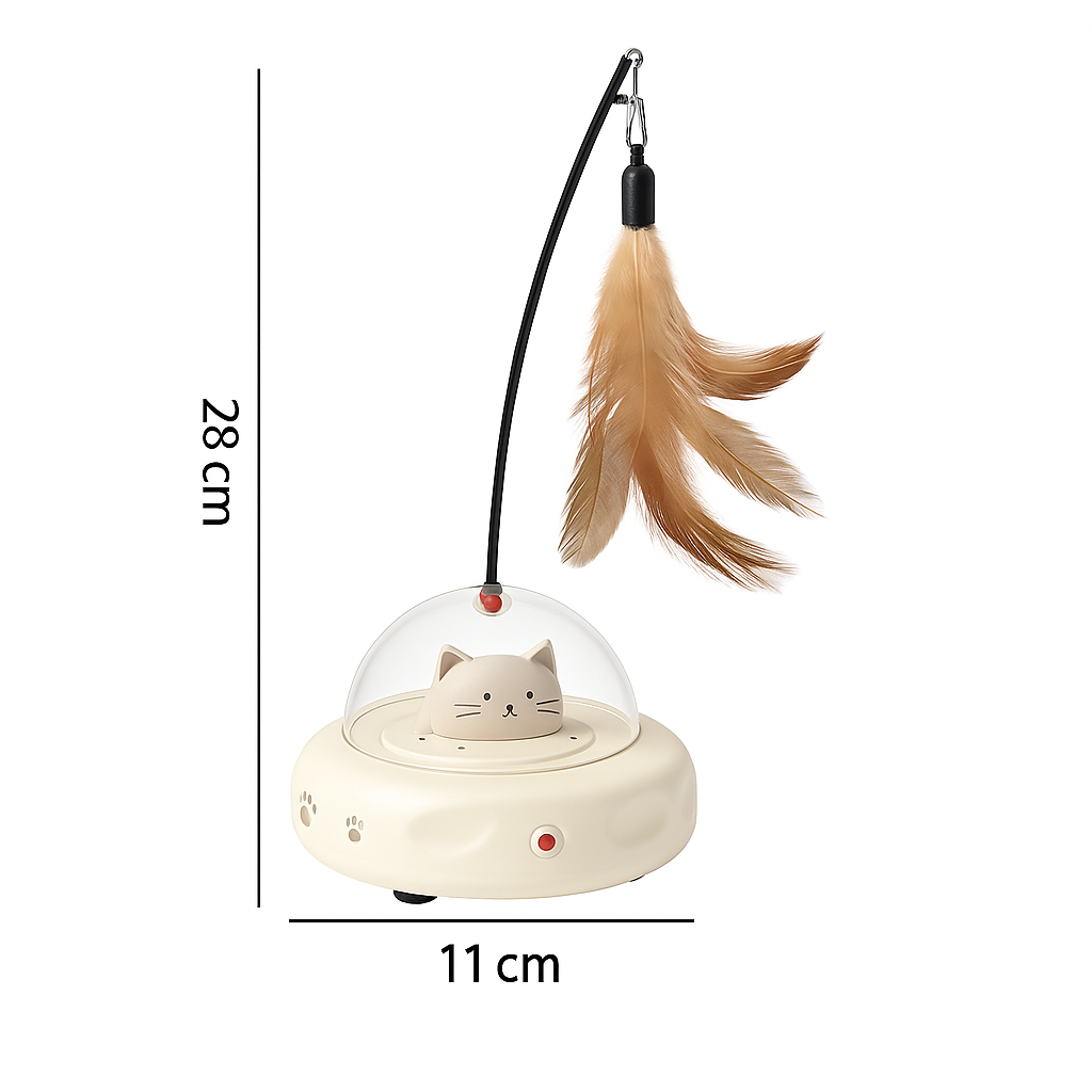 OVNI Interactif – le vaisseau de jeu de votre chat 🛸