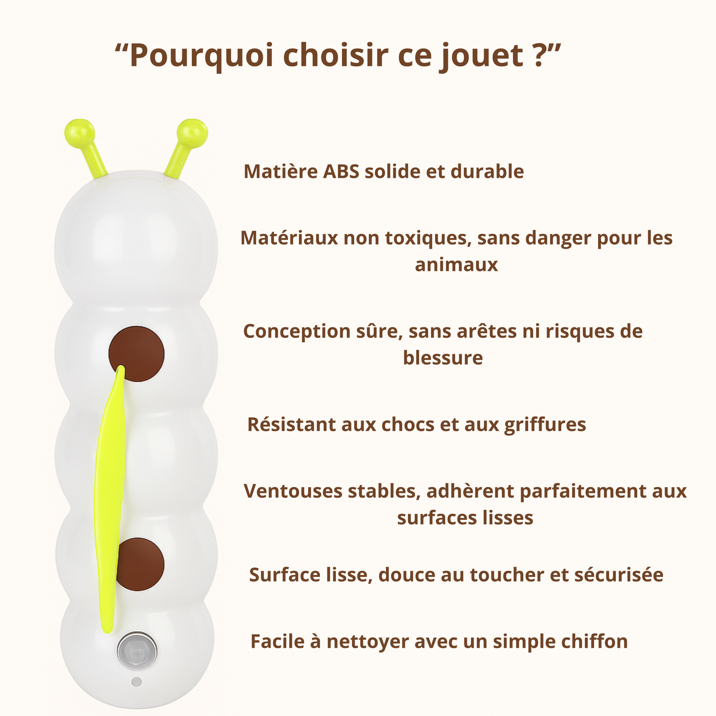 Chenille interactive – le compagnon de jeu intelligent de votre chat