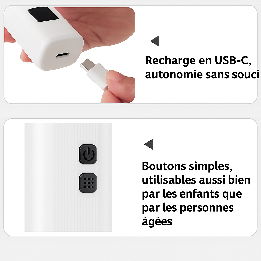 Lime Électrique Rechargeable CatNail™ – Pour des griffes douces et soignées