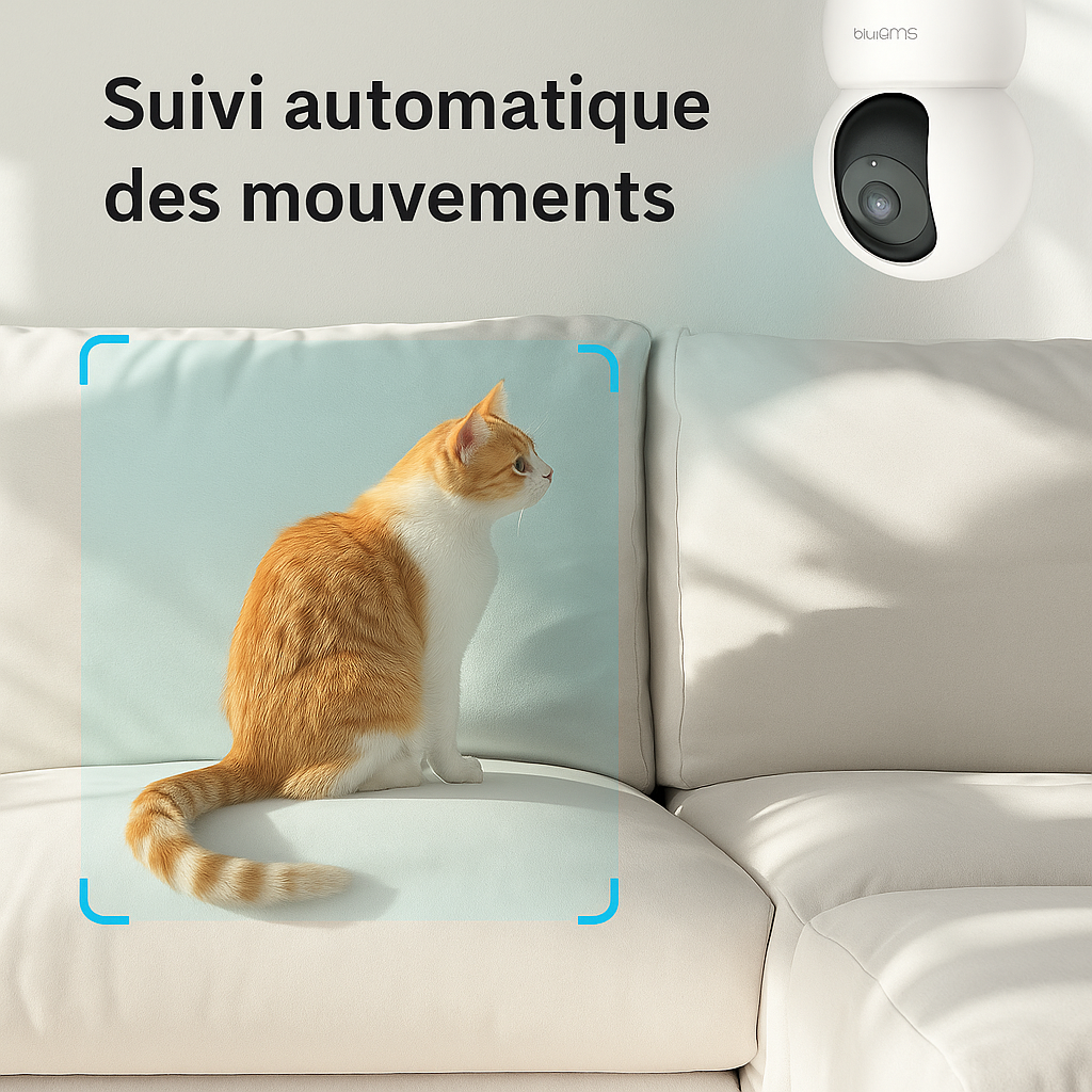 Caméra Connectée Blurams 2K – Restez proche, même à distance